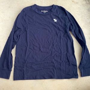 Abercrombie kids 9-10 boys long sleeve shirt black